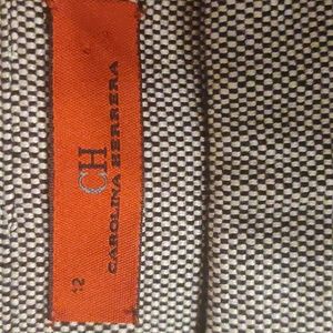 Carolina Herrera A-Line Black and White Skirt